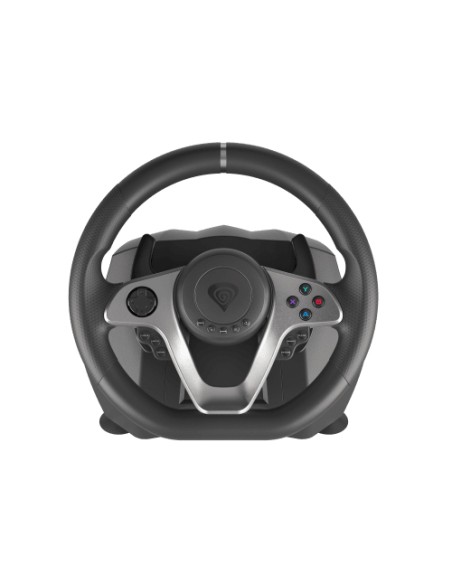 Seaborg 400 Negro, Plata USB Volante + Pedales Nintendo Switch, PC, PlayStation 4, Playstation 3, Xbox 360, Xbox One, Xbox One S