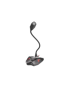 Radium 100 Negro, Rojo Micrófono para PC
