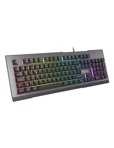 Rhod 500 RGB teclado Juego USB QWERTY Español Negro, Gris
