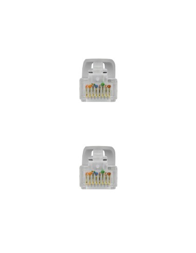 Cable de red latiguillo RJ45 LSZH CAT.6A UTP AWG24, Gris, 1.5 m