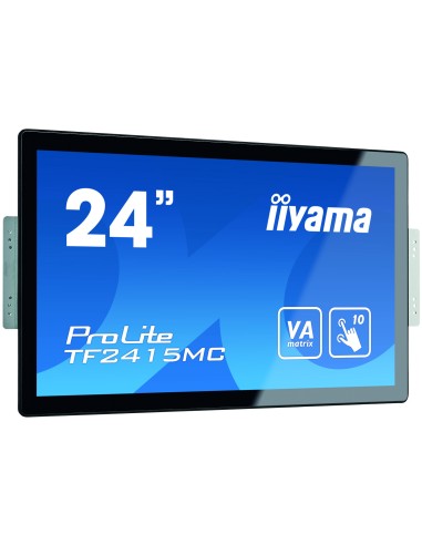 ProLite TF2415MC-B2 pantalla para PC 60,5 cm (23.8") 1920 x 1080 Pixeles Full HD LCD Pantalla táctil Multi-usuario Negro