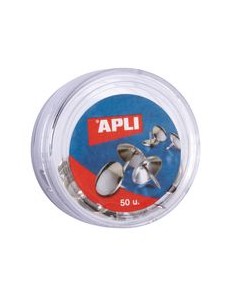 C 16 CAJAS 50 CHINCHETAS NIQUELADAS APLI