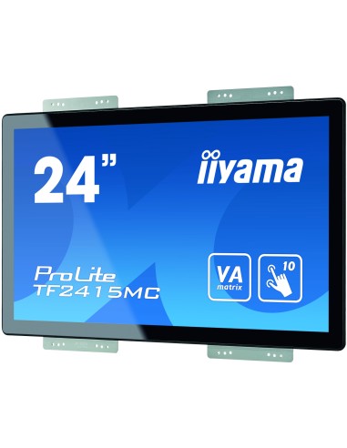 ProLite TF2415MC-B2 pantalla para PC 60,5 cm (23.8") 1920 x 1080 Pixeles Full HD LCD Pantalla táctil Multi-usuario Negro