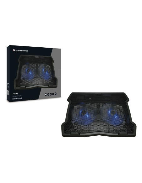 THANA06B almohadilla fría 39,6 cm (15.6") Negro