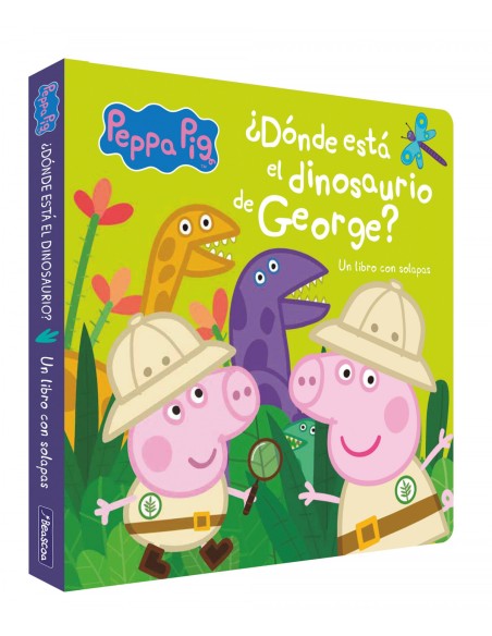 Donde esta el dinosaurio de George Peppa Pig Pequenas manitas