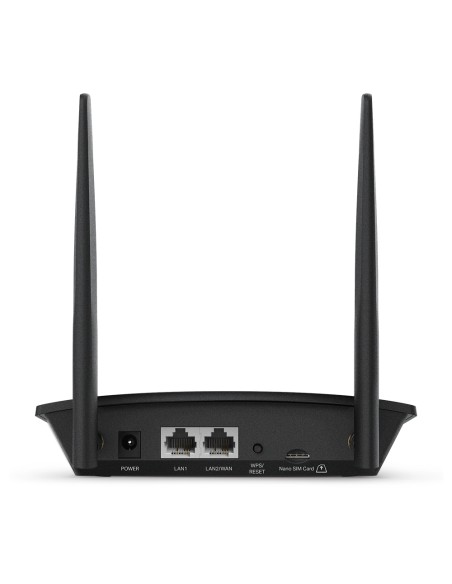 TL-MR100 router inalámbrico Ethernet rápido Banda única (2,4 GHz) 4G Negro
