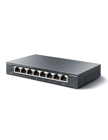 TL-RP108GE switch Gestionado L2 Gigabit Ethernet (10/100/1000) Energía sobre Ethernet (PoE) Negro