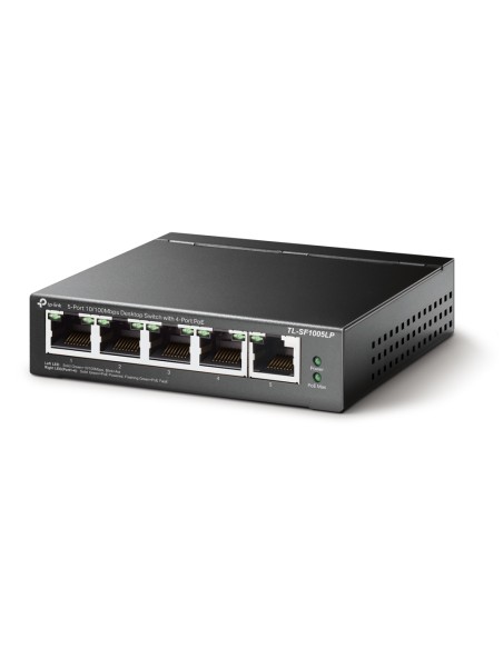 TL-SF1005LP switch No administrado Fast Ethernet (10/100) Energía sobre Ethernet (PoE) Negro