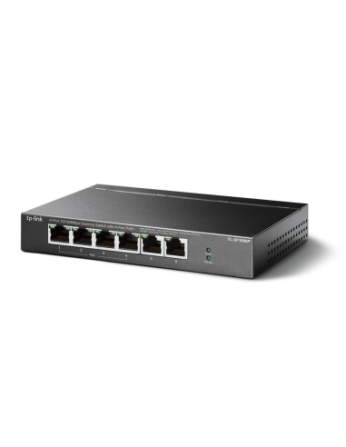 TL-SF1006P switch No administrado Fast Ethernet (10/100) Energía sobre Ethernet (PoE) Negro