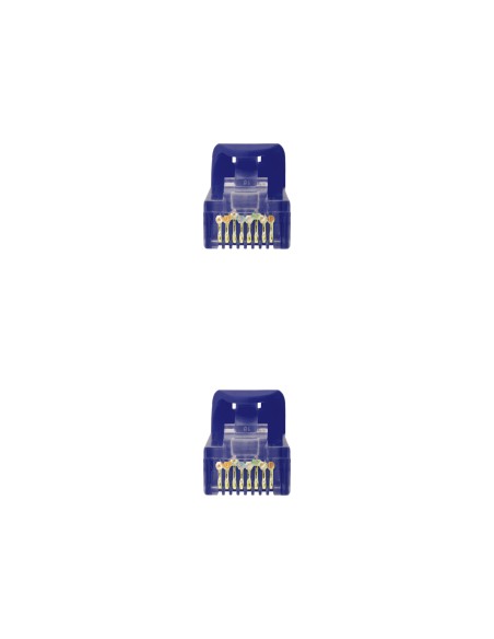 Cable de red latiguillo RJ45 LSZH Cat.6A UTP AWG24, Azul, 3.0m