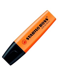 Marcador Fluorescente Boss Naranja - Pack de 10 unidades
