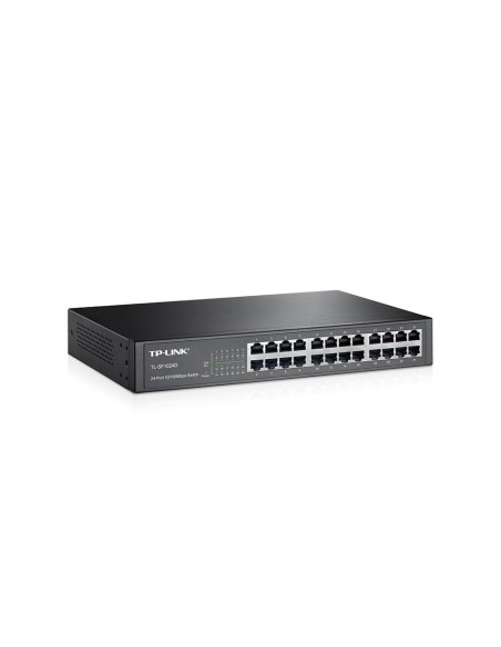 TL-SF1024D No administrado Fast Ethernet (10/100) 1U Negro
