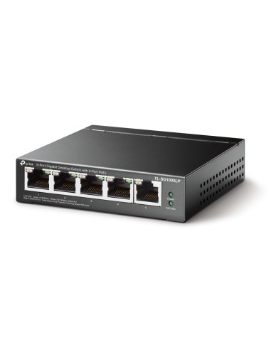 TL-SG1005LP switch No administrado Gigabit Ethernet (10/100/1000) Energía sobre Ethernet (PoE) Negro