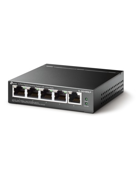 TL-SG1005LP switch No administrado Gigabit Ethernet (10/100/1000) Energía sobre Ethernet (PoE) Negro
