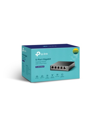 TL-SG1005LP switch No administrado Gigabit Ethernet (10/100/1000) Energía sobre Ethernet (PoE) Negro