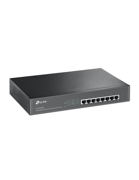 TL-SG1008MP No administrado Gigabit Ethernet (10/100/1000) Energía sobre Ethernet (PoE) 1U Negro