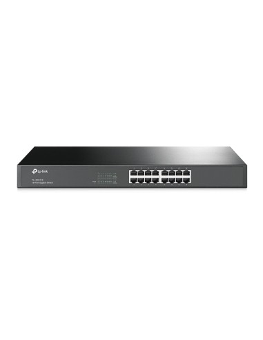 16-Port Gigabit Switch No administrado Negro