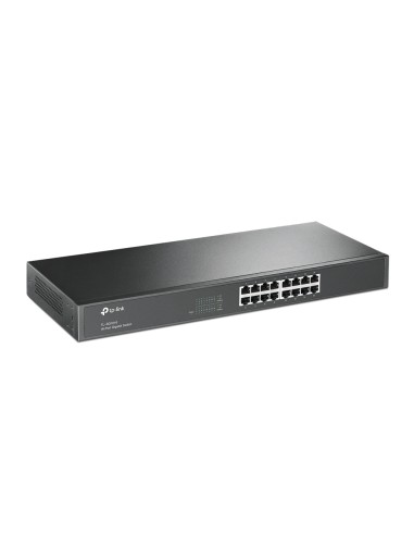 16-Port Gigabit Switch No administrado Negro