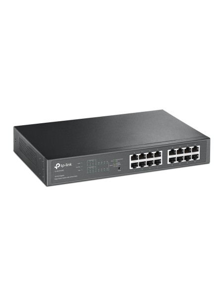 TL-SG1016PE Gestionado L2 Gigabit Ethernet (10/100/1000) Energía sobre Ethernet (PoE) 1U Negro