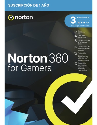 360 for Gamers Antivirus security Base Español 1 licencia(s) 1 año(s)