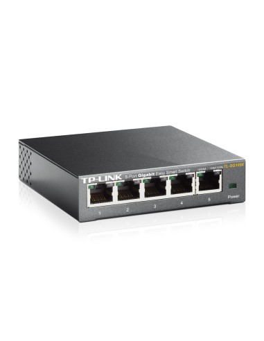 TL-SG105E Gestionado L2 Gigabit Ethernet (10/100/1000) Negro