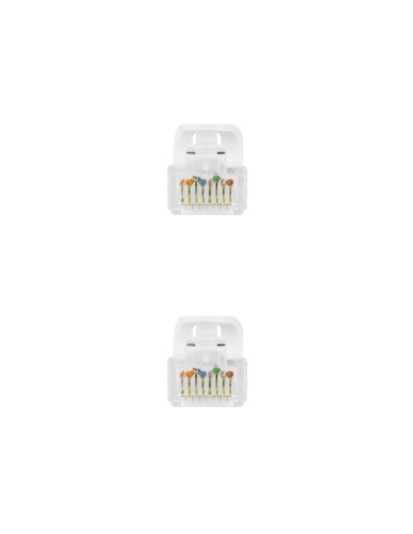 Cable de red latiguillo RJ45 LSZH Cat.6A UTP AWG24, Blanco, 3.0m