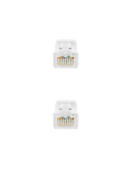 Cable de red latiguillo RJ45 LSZH Cat.6A UTP AWG24, Blanco, 3.0m