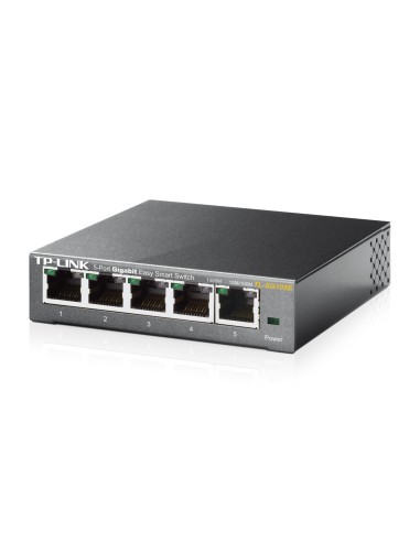 TL-SG105E Gestionado L2 Gigabit Ethernet (10/100/1000) Negro