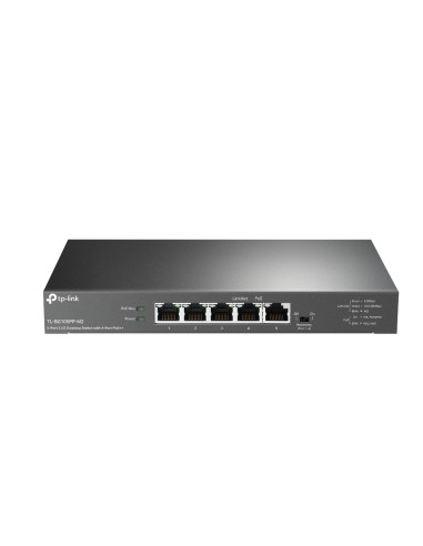 TL-SG105PP-M2 switch No administrado Gigabit Ethernet (10/100/1000) Energía sobre Ethernet (PoE) Negro