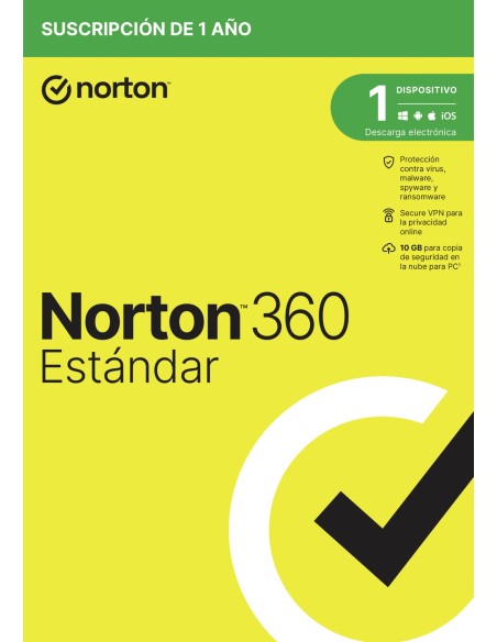 360 Standard Antivirus security Base Español 1 licencia(s) 1 año(s)