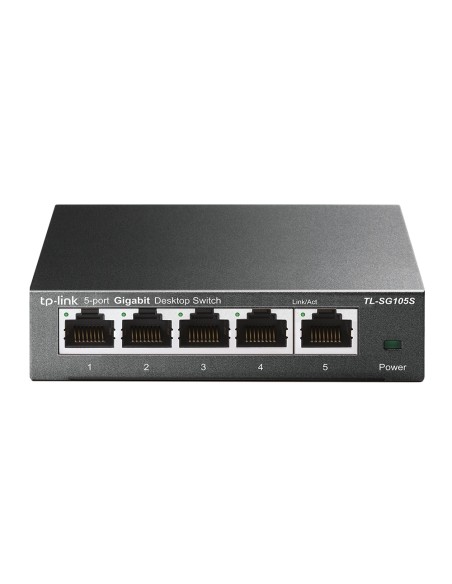 TL-SG105S No administrado Gigabit Ethernet (10/100/1000) Negro