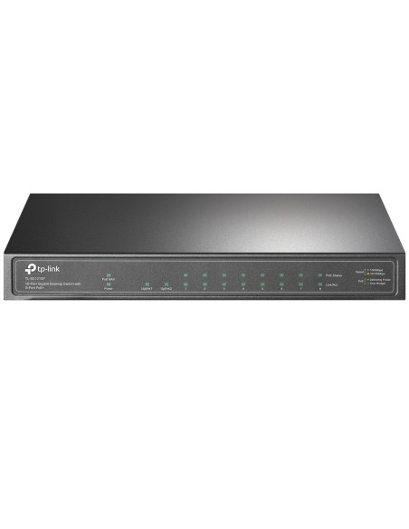 TL-SG1210P switch No administrado Gigabit Ethernet (10/100/1000) Energía sobre Ethernet (PoE) Gris