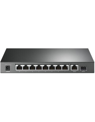 TL-SG1210P switch No administrado Gigabit Ethernet (10/100/1000) Energía sobre Ethernet (PoE) Gris