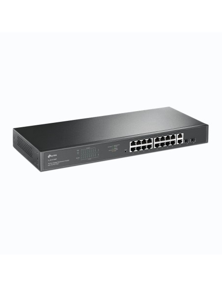 TL-SG1218MP switch No administrado Gigabit Ethernet (10/100/1000) Energía sobre Ethernet (PoE) 1U Negro