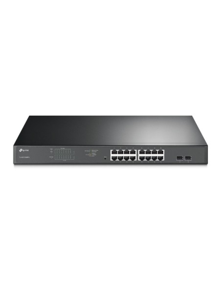 TL-SG1218MPE Gestionado L2 Gigabit Ethernet (10/100/1000) Energía sobre Ethernet (PoE) 1U Negro