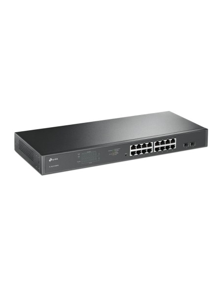 TL-SG1218MPE Gestionado L2 Gigabit Ethernet (10/100/1000) Energía sobre Ethernet (PoE) 1U Negro