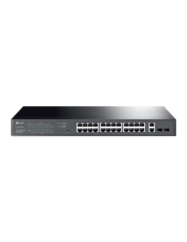 TL-SG1428PE switch Gestionado L2 Gigabit Ethernet (10/100/1000) Energía sobre Ethernet (PoE) 1U Negro