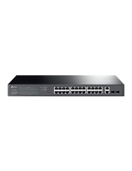 TL-SG1428PE switch Gestionado L2 Gigabit Ethernet (10/100/1000) Energía sobre Ethernet (PoE) 1U Negro