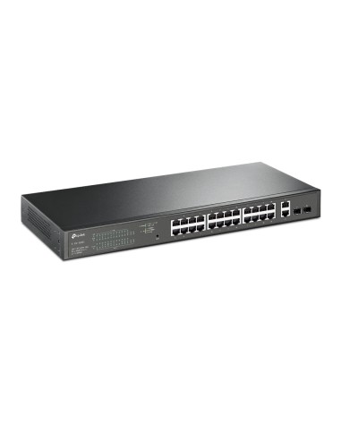 TL-SG1428PE switch Gestionado L2 Gigabit Ethernet (10/100/1000) Energía sobre Ethernet (PoE) 1U Negro