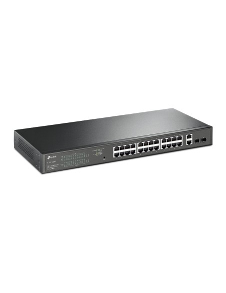 TL-SG1428PE switch Gestionado L2 Gigabit Ethernet (10/100/1000) Energía sobre Ethernet (PoE) 1U Negro