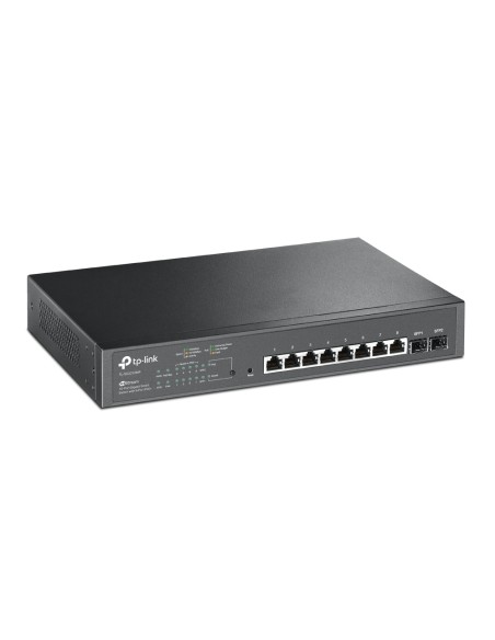 JetStream TL-SG2210MP switch Gestionado L2/L2+ Gigabit Ethernet (10/100/1000) Energía sobre Ethernet (PoE) 1U Negro