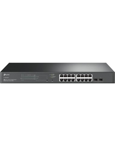 JetStream TL-SG2218P switch Gestionado L2/L2+ Gigabit Ethernet (10/100/1000) Energía sobre Ethernet (PoE) 1U Negro