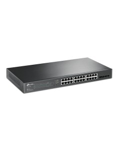 JetStream TL-SG2428P switch Gestionado L2/L2+ Gigabit Ethernet (10/100/1000) Energía sobre Ethernet (PoE) 1U Negro 2