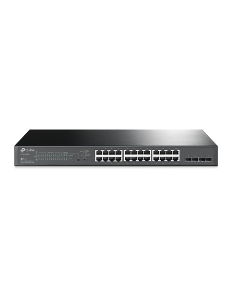 JetStream TL-SG2428P switch Gestionado L2/L2+ Gigabit Ethernet (10/100/1000) Energía sobre Ethernet (PoE) 1U Negro