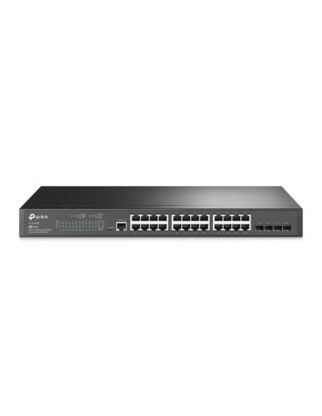 JetStream TL-SG3428 switch Gestionado L2/L3 Gigabit Ethernet (10/100/1000) 1U Negro