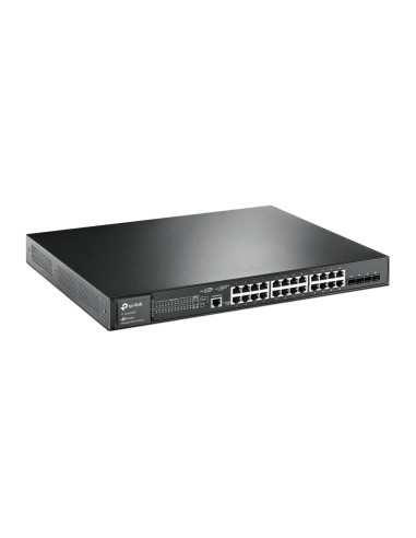 JetStream TL-SG3428MP switch Gestionado L2+ Gigabit Ethernet (10/100/1000) Energía sobre Ethernet (PoE) 1U Negro