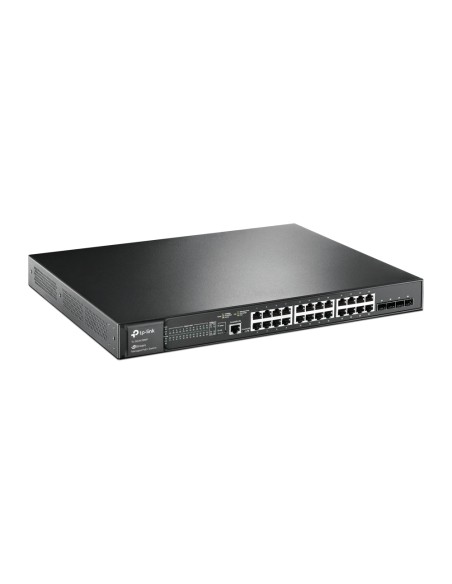 JetStream TL-SG3428MP switch Gestionado L2+ Gigabit Ethernet (10/100/1000) Energía sobre Ethernet (PoE) 1U Negro