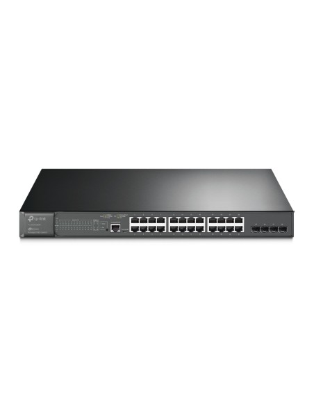 JetStream TL-SG3428MP switch Gestionado L2+ Gigabit Ethernet (10/100/1000) Energía sobre Ethernet (PoE) 1U Negro