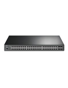 JetStream TL-SG3452P switch Gestionado L2/L3 Gigabit Ethernet (10/100/1000) Energía sobre Ethernet (PoE) 1U Negro 2