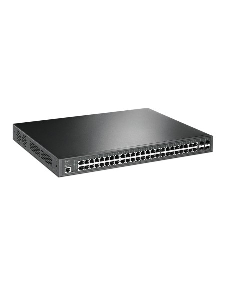 JetStream TL-SG3452P switch Gestionado L2/L3 Gigabit Ethernet (10/100/1000) Energía sobre Ethernet (PoE) 1U Negro
